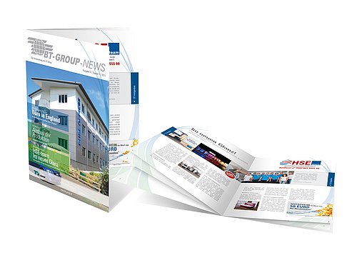 BT-Group News Mockup der Ausgabe 3