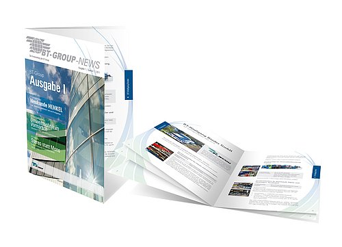 BT-Group News Mockup der Ausgabe 1