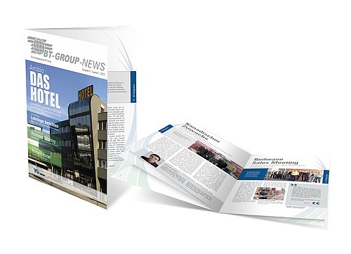 BT-Group News Mockup der Ausgabe 5